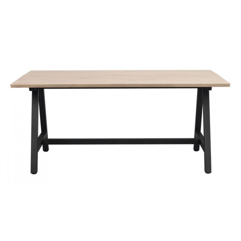 RO Carradale Extending Dining Table A 170x100 Whitewash/Black